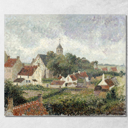 Villaggio Di Knocke 1894 Camille Pissarro cps36 quadro stampato su tela