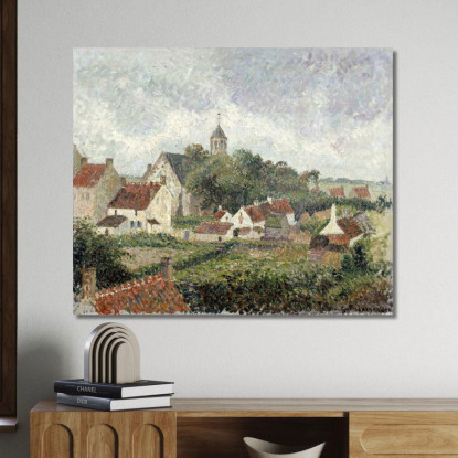 Villaggio Di Knocke 1894 Camille Pissarro cps36 quadro stampato su tela