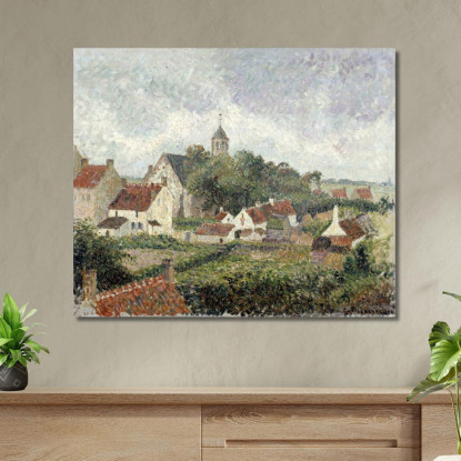 Villaggio Di Knocke 1894 Camille Pissarro cps36 quadro stampato su tela