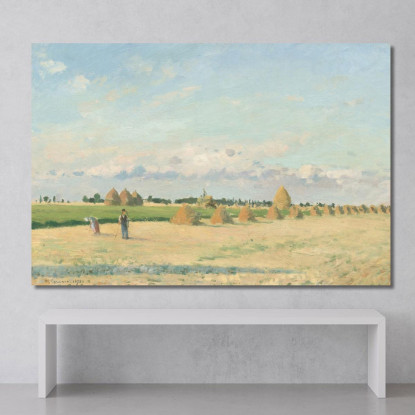 Paesaggio Ile-De-France 1873 Camille Pissarro cps42 quadro stampato su tela