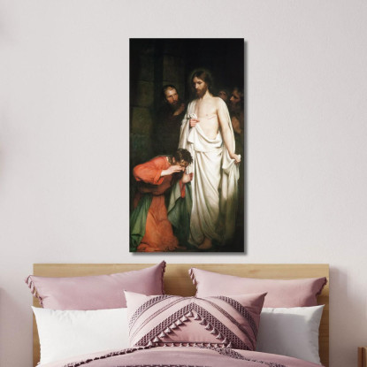 Il Dubbioso Tommaso Carl Bloch cbl30 quadro stampato su tela