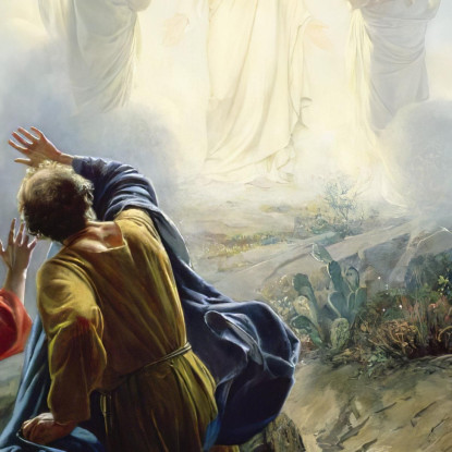 Trasfigurazione Di Gesù Carl Bloch cbl36 quadro stampato su tela
