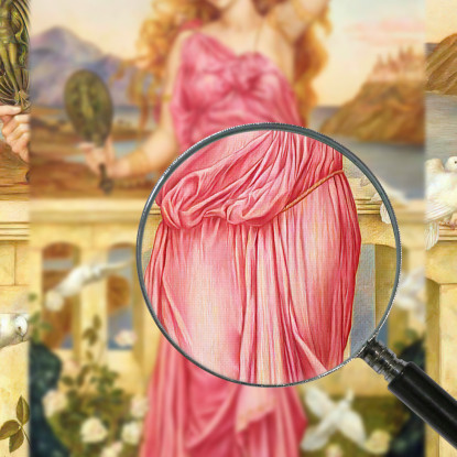 Elena Di Troia Evelyn De Morgan emg19 quadro stampato su tela