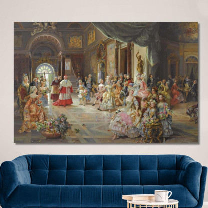 Il Partito Cesare Auguste Detti cad12 quadro stampato su tela