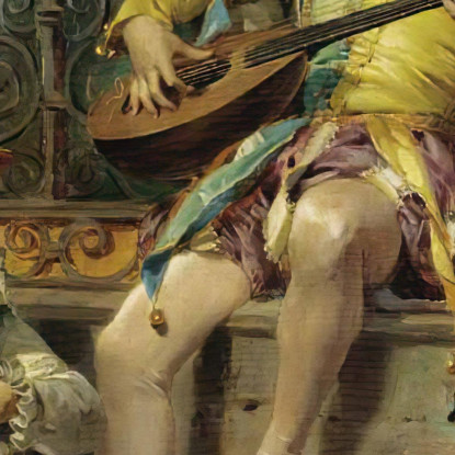 I Musicisti Cesare Auguste Detti cad22 quadro stampato su tela