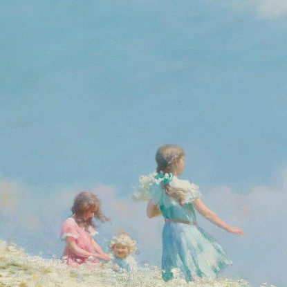 Estate Charles Courtney Curran ccc24 quadro stampato su tela