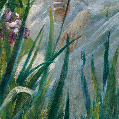 Il Letto Iris Charles Courtney Curran ccc28 quadro stampato su tela