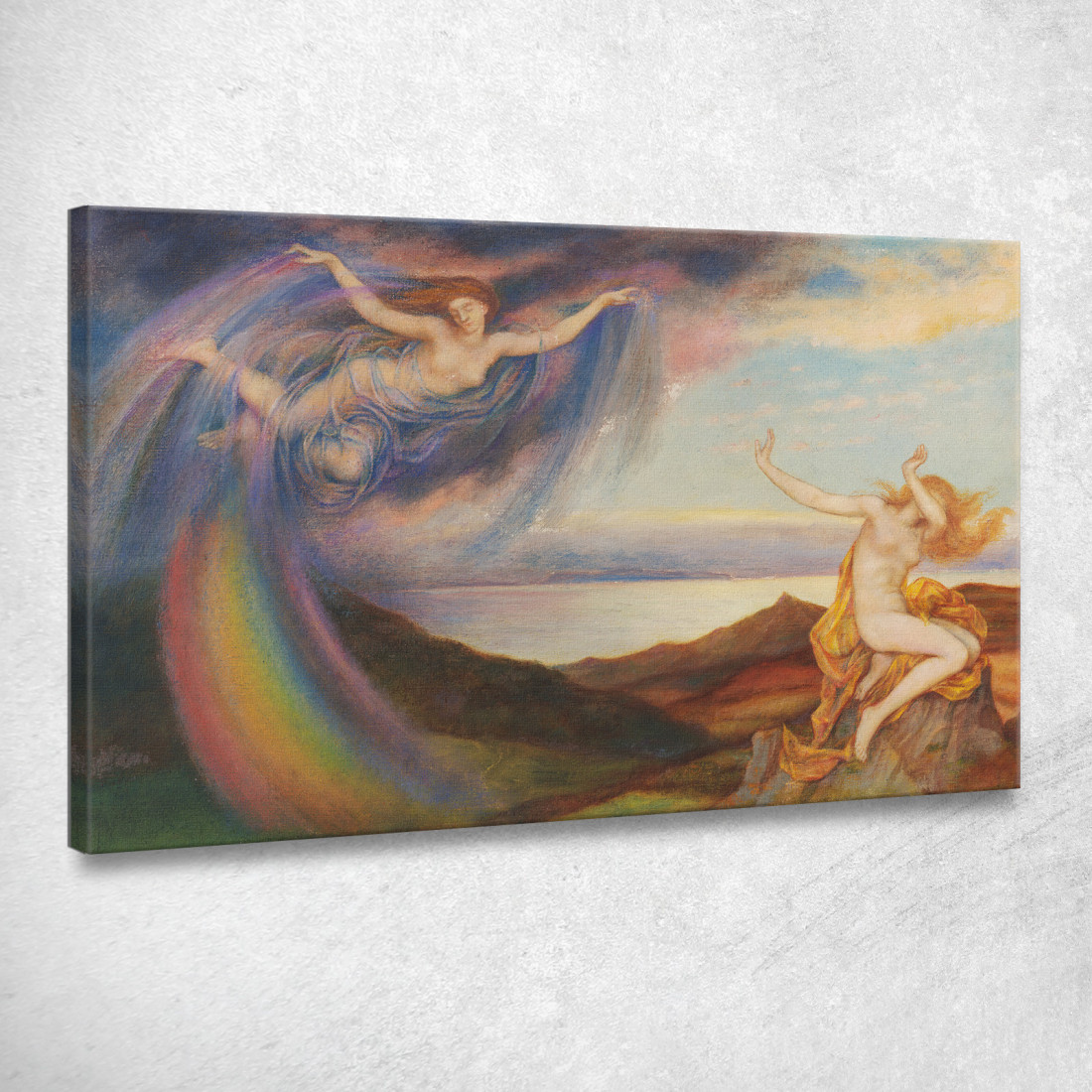 Raggio Di Sole E Doccia Estiva Evelyn De Morgan emg30 quadro stampato su tela Raggio Di Sole E Doccia Estiva Evelyn De Morgan emg30 quadro stampato su tela