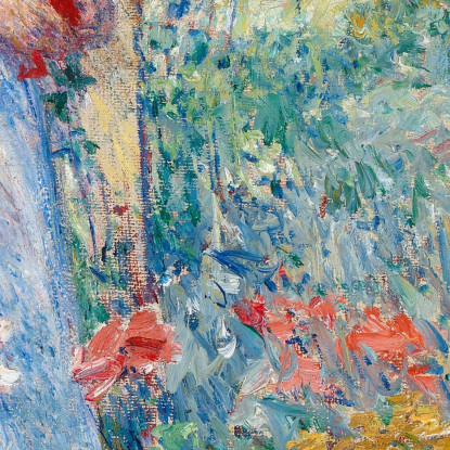 Nel Giardino Celia Thaxter Nel Suo Giardino Childe Hassam chs26 quadro stampato su tela