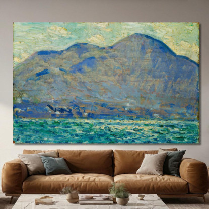 Monte Beacon A Newburgh Childe Hassam chs41 quadro stampato su tela