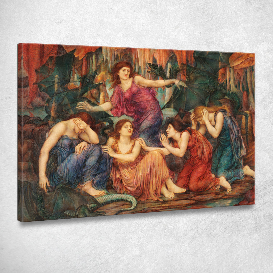 I Prigionieri Evelyn De Morgan emg35 quadro stampato su tela I Prigionieri Evelyn De Morgan emg35 quadro stampato su tela