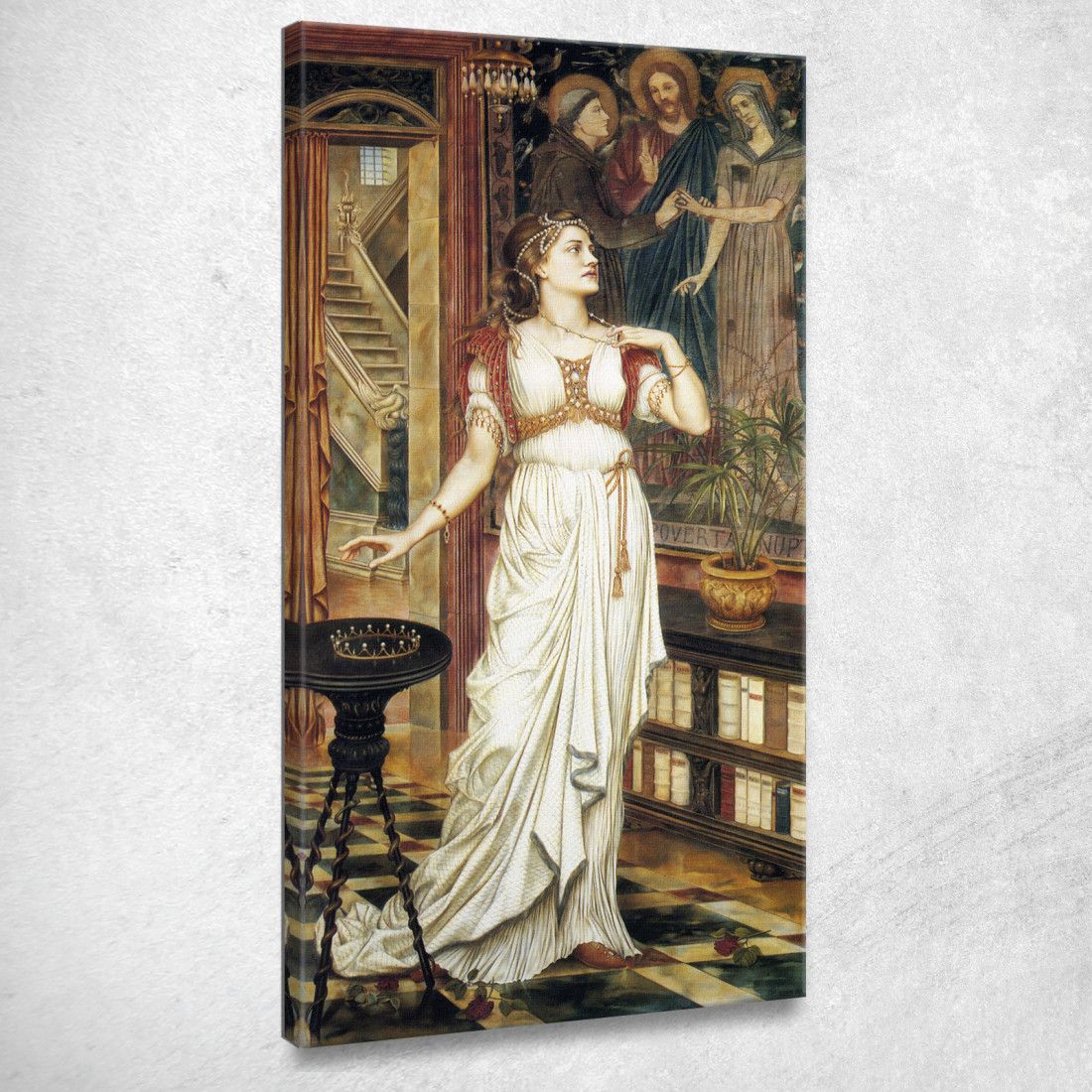 La Corona Della Gloria Evelyn De Morgan emg36 quadro stampato su tela La Corona Della Gloria Evelyn De Morgan emg36 quadro stampato su tela