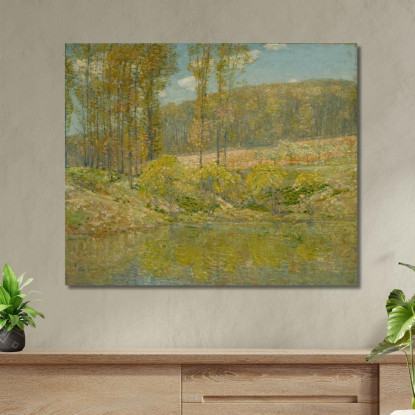 Primavera Navesink Highlands Childe Hassam chs64 quadro stampato su tela