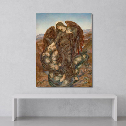 Il Campo Degli Uccisi Evelyn De Morgan emg38 quadro stampato su tela