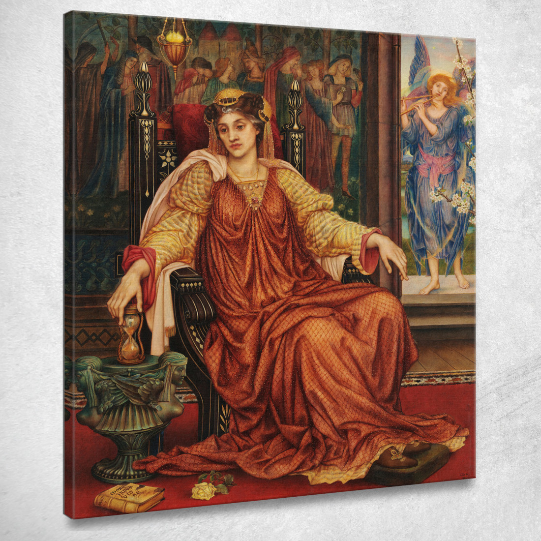 La Clessidra Evelyn De Morgan emg42 quadro stampato su tela La Clessidra Evelyn De Morgan emg42 quadro stampato su tela