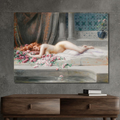 Mentire Nudo Delphin Enjolras dej25 quadro stampato su tela