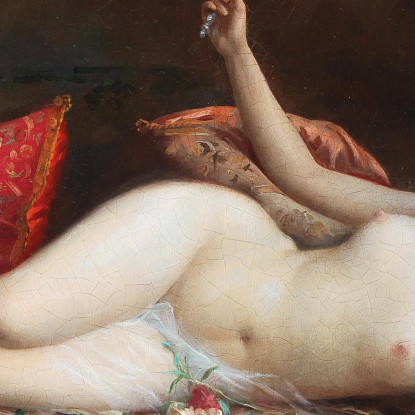 Su Un Letto Di Rose Delphin Enjolras dej28 quadro stampato su tela