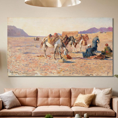 Vicino A Ispahan Edwin Lord Weeks elw27 quadro stampato su tela