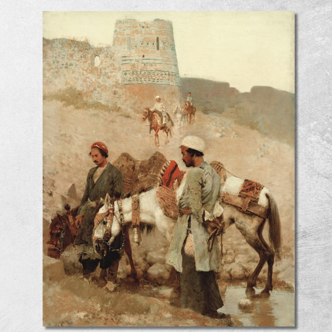 Viaggiare In Persia Edwin Lord Weeks elw42 quadro stampato su tela