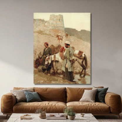 Viaggiare In Persia Edwin Lord Weeks elw42 quadro stampato su tela