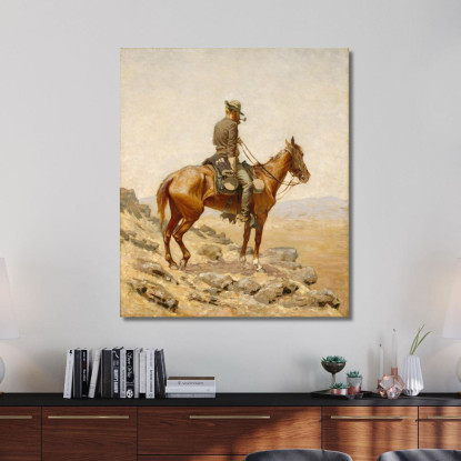 Il Belvedere Frederic Remington frm52 quadro stampato su tela