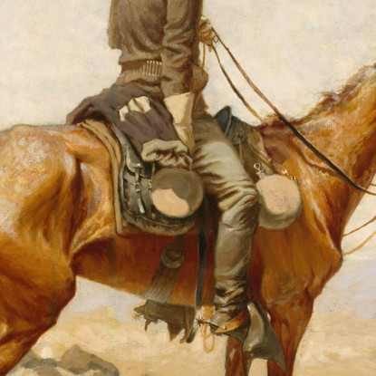 Il Belvedere Frederic Remington frm52 quadro stampato su tela