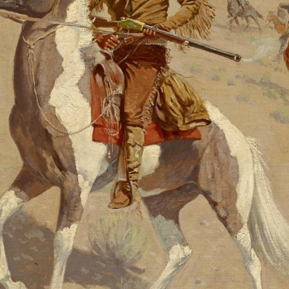 Lo Scout Frederic Remington frm59 quadro stampato su tela