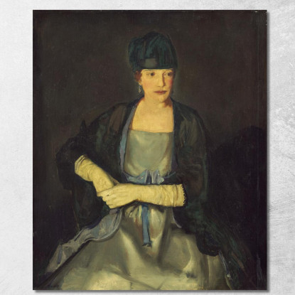 Maud Murray Dale La Signora Chester Dale George Wesley Bellows gwb32 quadro stampato su tela