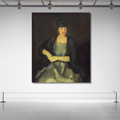 Maud Murray Dale La Signora Chester Dale George Wesley Bellows gwb32 quadro stampato su tela