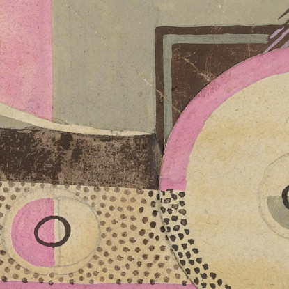 Studio Della Composizione Per Un Motivo Decorativo Georges Valmier gvl23 quadro stampato su tela