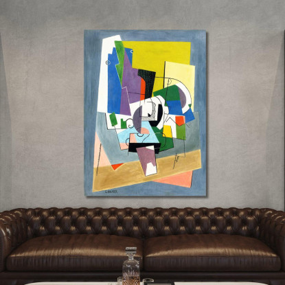 Composizione 3 Georges Valmier gvl25 quadro stampato su tela