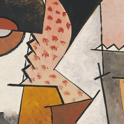 Composizione Su Carta Da Giornale Georges Valmier gvl27 quadro stampato su tela