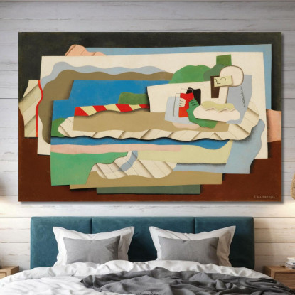 Bambina Sdraiata Georges Valmier gvl34 quadro stampato su tela