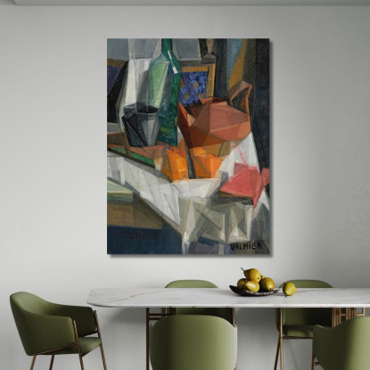 Nature Morte No. 3 Georges Valmier gvl55 quadro stampato su tela