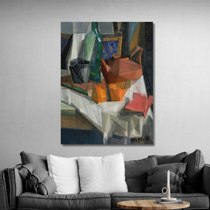 Nature Morte No. 3 Georges Valmier gvl55 quadro stampato su tela