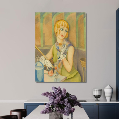 E' Sull'Elba Gerda Wegener gwg11 quadro stampato su tela