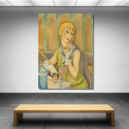E' Sull'Elba Gerda Wegener gwg11 quadro stampato su tela