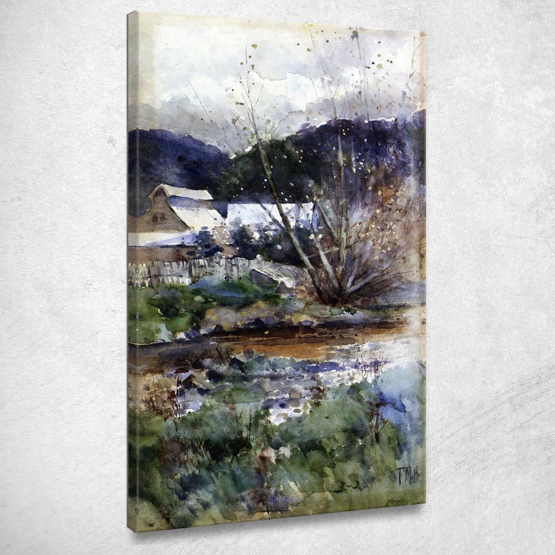 Il Leith Frances Hodgkins fhd41 quadro stampato su tela Il Leith Frances Hodgkins fhd41 quadro stampato su tela