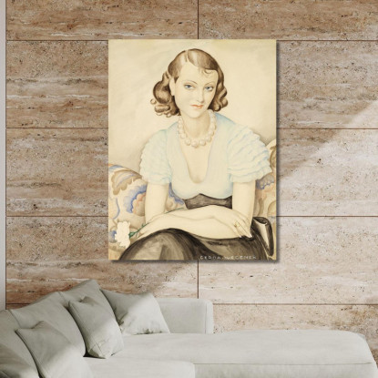 Ritratto Di Una Giovane Donna Gerda Wegener gwg16 quadro stampato su tela