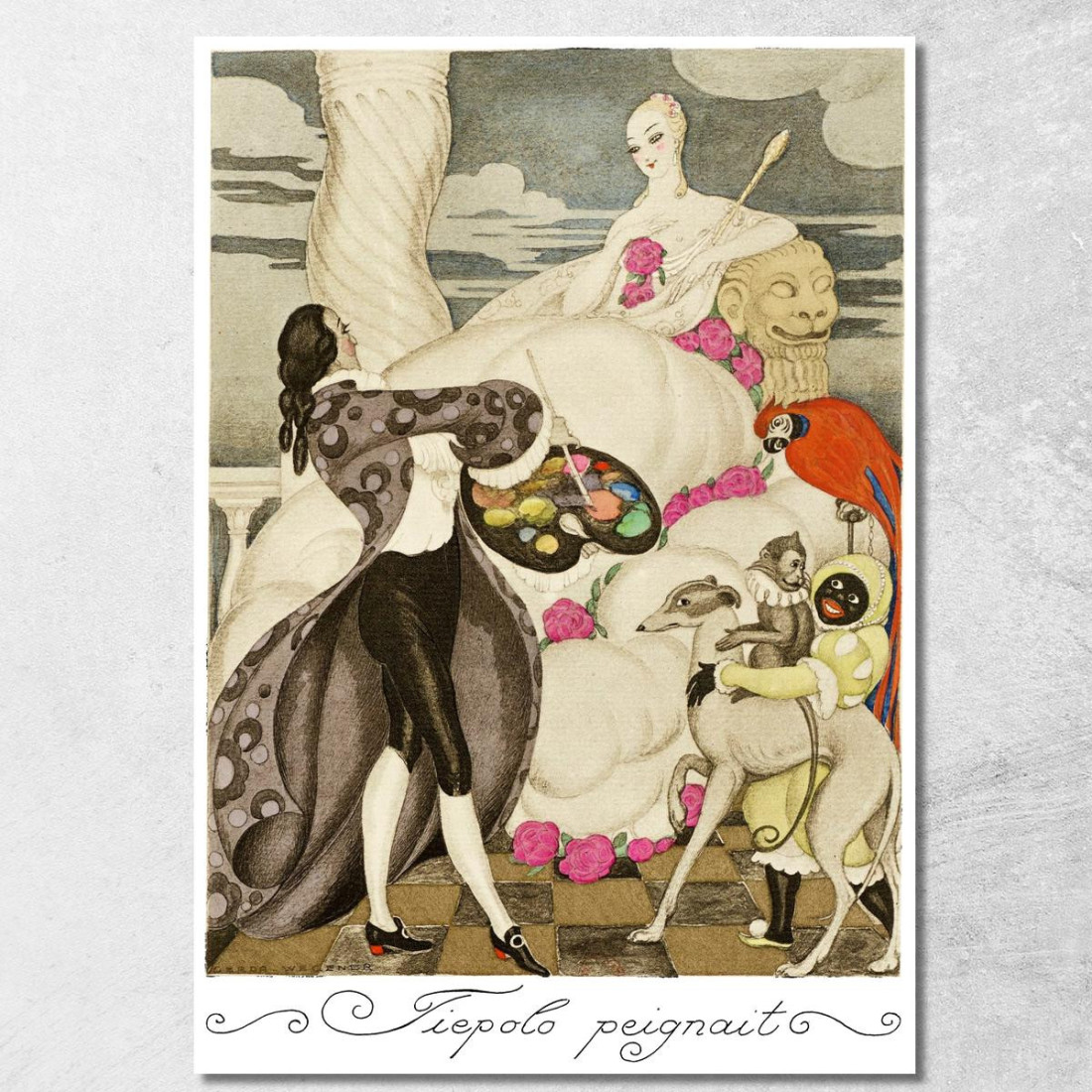 Sui Tacchi Rossi Pl 05 Gerda Wegener gwg29 quadro stampato su tela Sui Tacchi Rossi Pl 05 Gerda Wegener gwg29 quadro stampato su tela