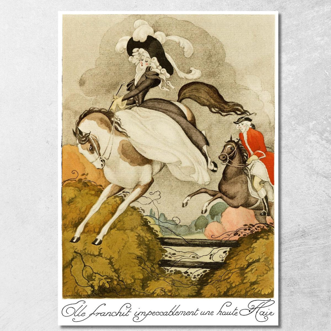 Sui Tacchi Rossi Pl 08 Gerda Wegener gwg32 quadro stampato su tela Sui Tacchi Rossi Pl 08 Gerda Wegener gwg32 quadro stampato su tela