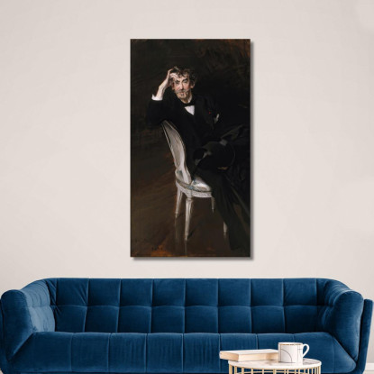 Ritratto Di James Mcneill Whistler Giovanni Boldini gbd61 quadro stampato su tela