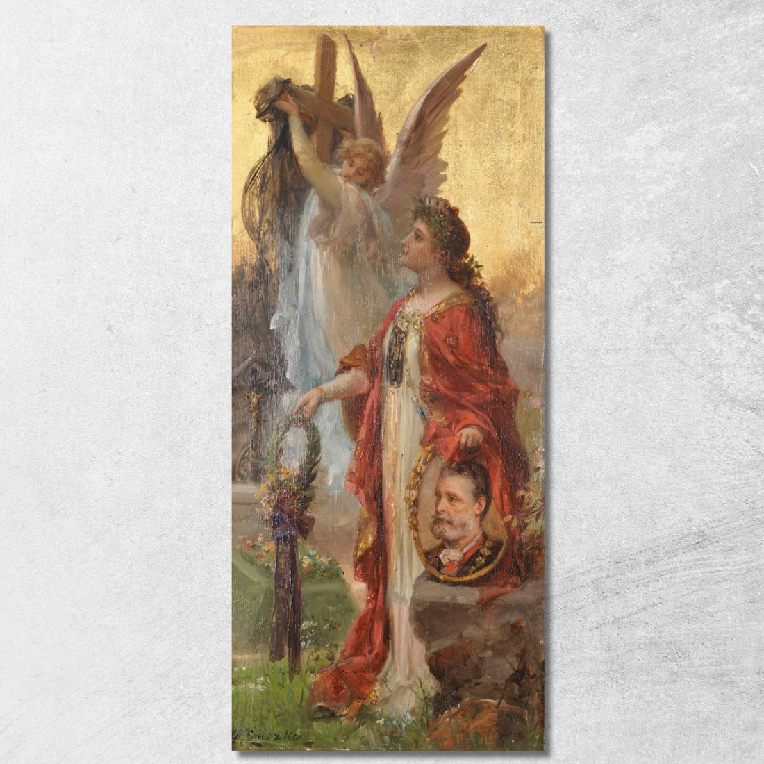 Apoteosi Al Dottor Karl Lueger Hans Zatzka hzt11 quadro stampato su tela Apoteosi Al Dottor Karl Lueger Hans Zatzka hzt11 quadro stampato su tela
