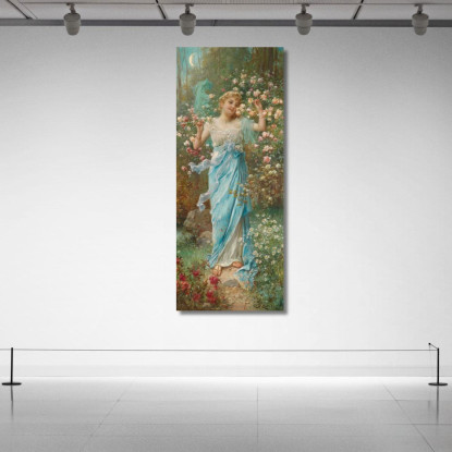 Danza Dei Fiori Hans Zatzka hzt14 quadro stampato su tela