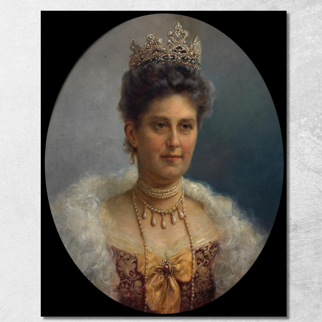Arciduchessa Maria Annunziata Hans Zatzka hzt19 quadro stampato su tela Arciduchessa Maria Annunziata Hans Zatzka hzt19 quadro stampato su tela