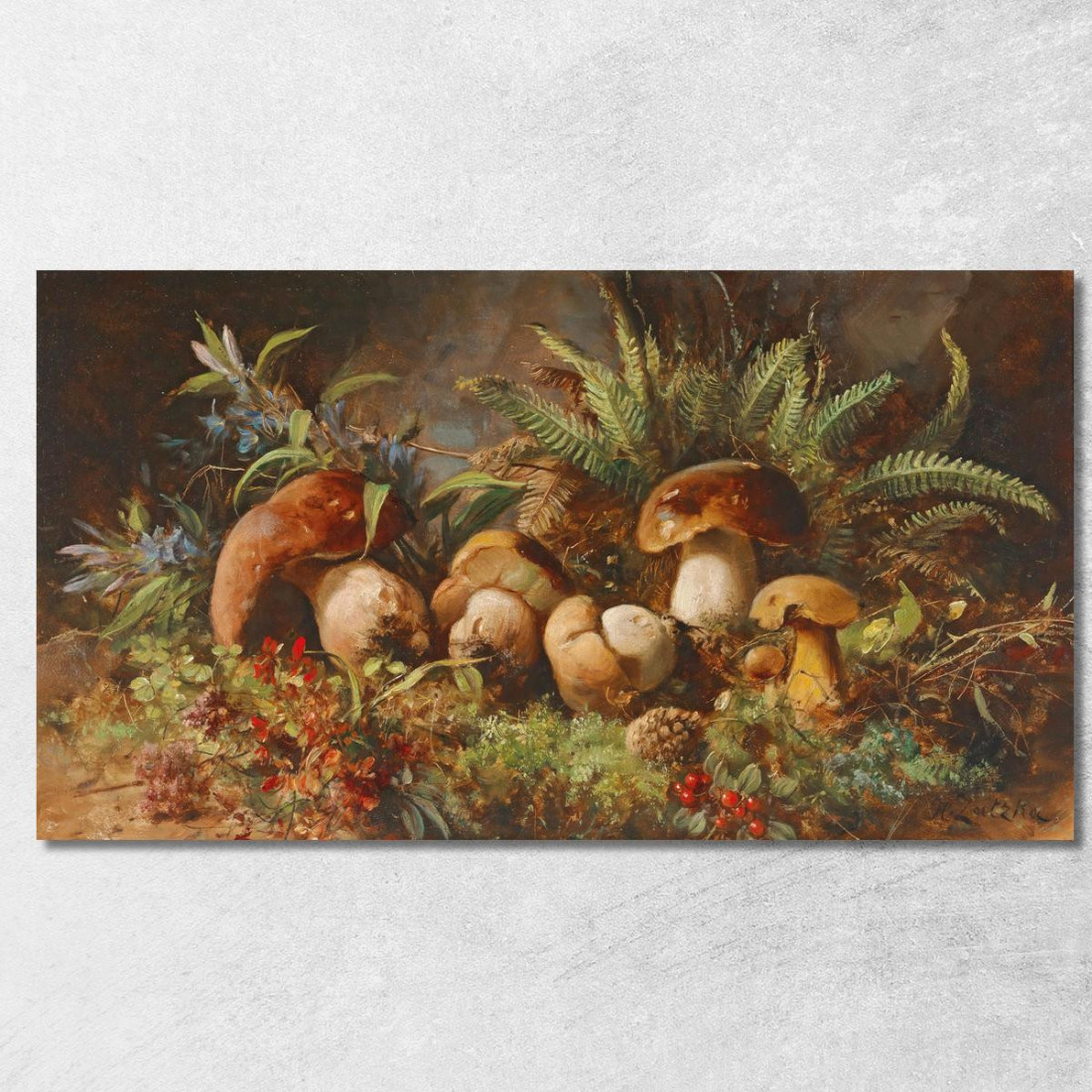 Ragazzi Fortunati Hans Zatzka hzt23 quadro stampato su tela Ragazzi Fortunati Hans Zatzka hzt23 quadro stampato su tela