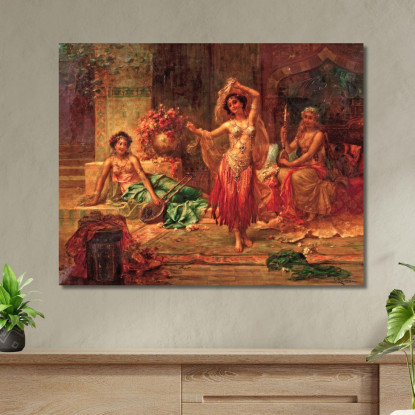 Animatori Dell'Harem Hans Zatzka hzt24 quadro stampato su tela