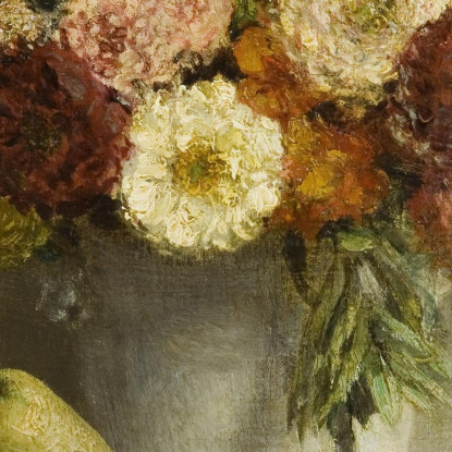 Fiori E Frutta Henri Fantin-Latour hft30 quadro stampato su tela