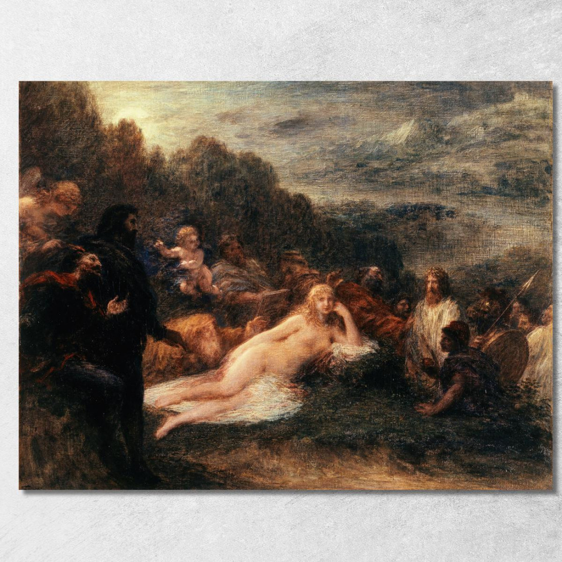 Elena Henri Fantin-Latour hft34 quadro stampato su tela Elena Henri Fantin-Latour hft34 quadro stampato su tela