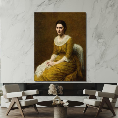 La Signorina Sarah Budgett Henri Fantin-Latour hft57 quadro stampato su tela